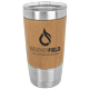 20 OZ BAMBOO LTHR TUMBLER