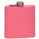 6 OZ MATTE PINK FLASK