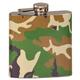 6 oz. Camouflage Laserable Stainless Steel Flask